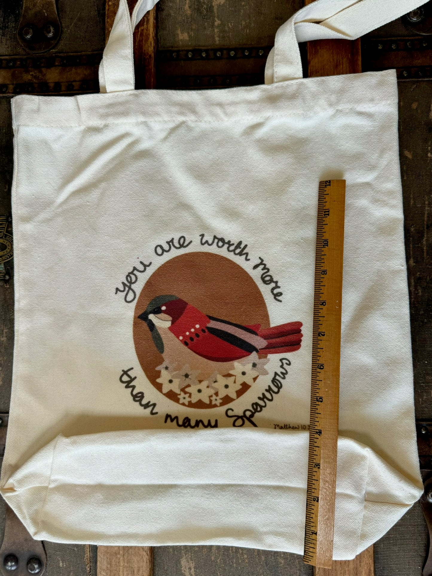 Worth More Than Many Sparrows Bag