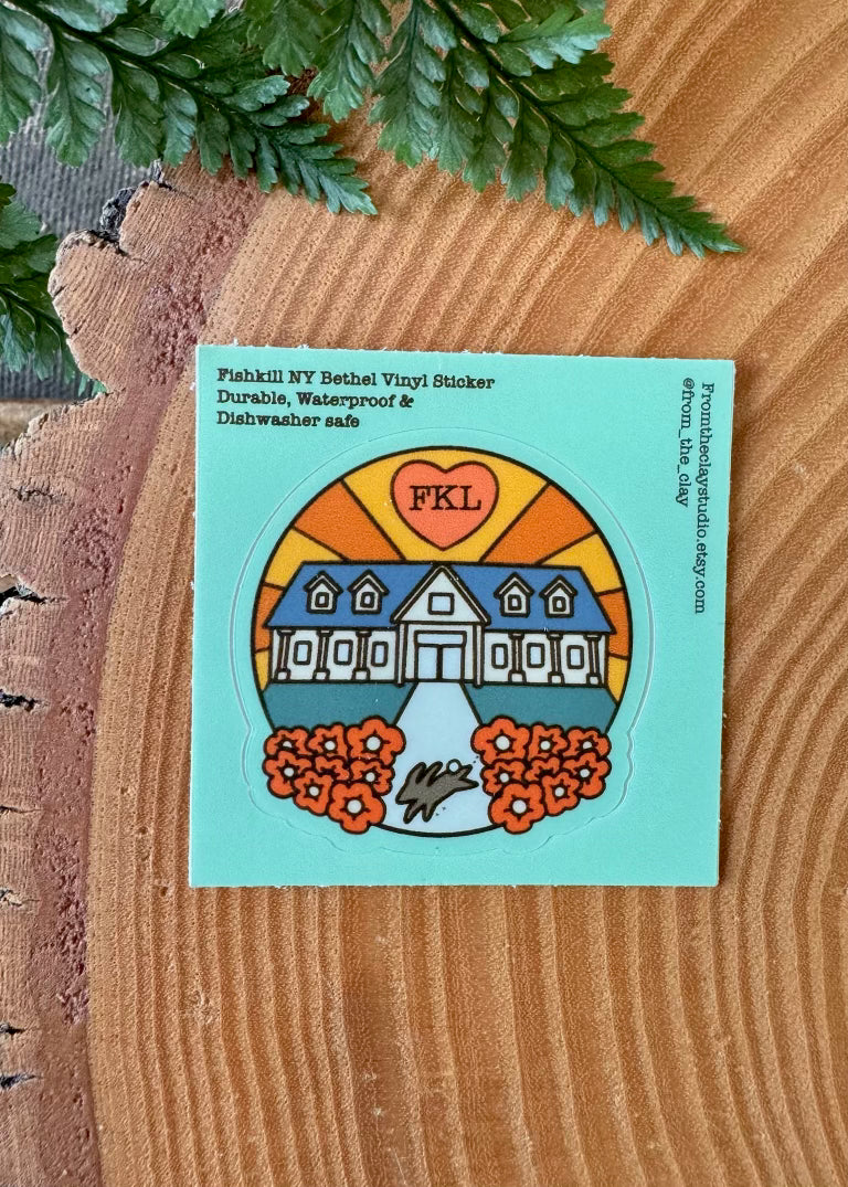 NY Bethel Warwick, Patterson, Wallkill, Fishkill - Vinyl Waterproof Stickers