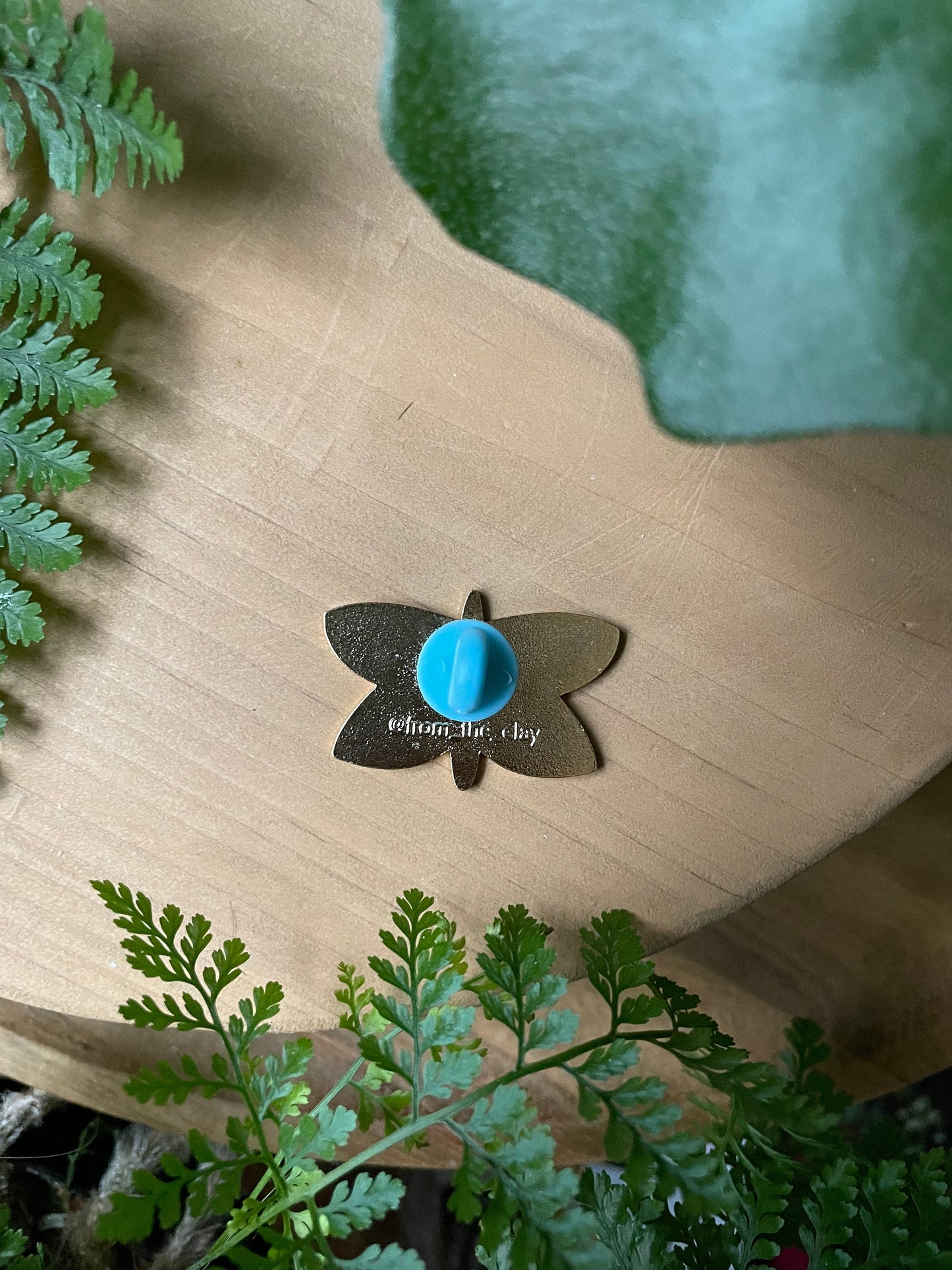 Grief Butterfly Enamel Pin & Postcard