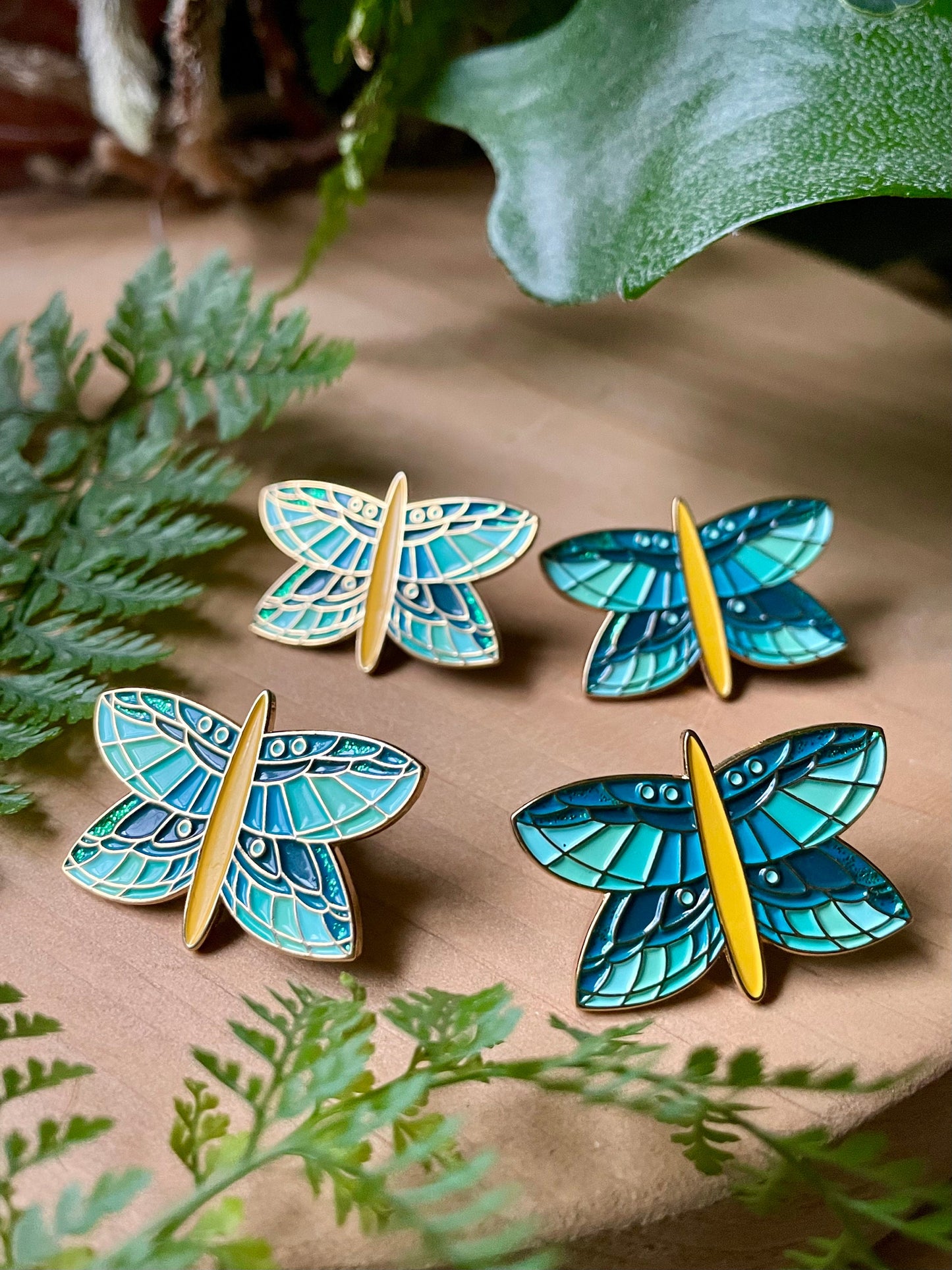 Grief Butterfly Enamel Pin & Postcard