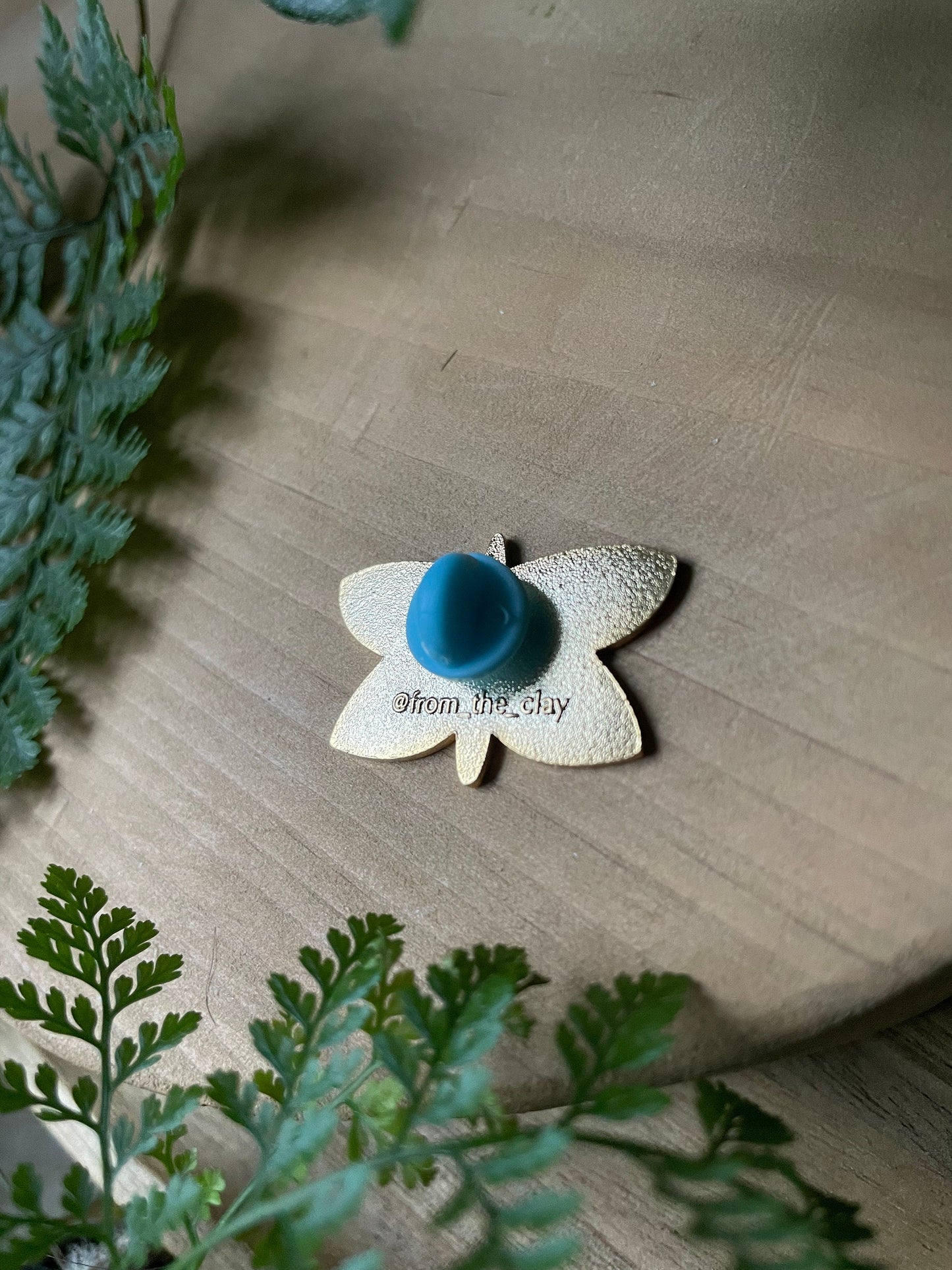 Grief Butterfly Enamel Pin & Postcard
