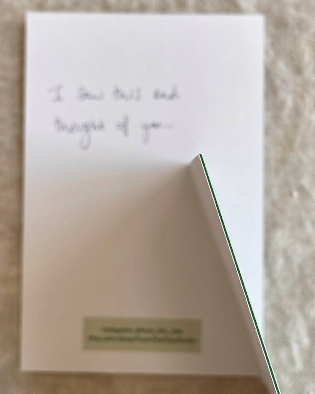 Isaiah 44:5b -Baptism Bible verse Postcard & Envelope