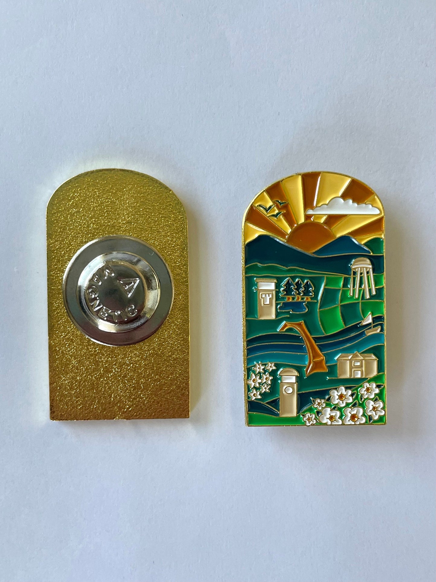 NY Bethel Enamel Pin or Magnet