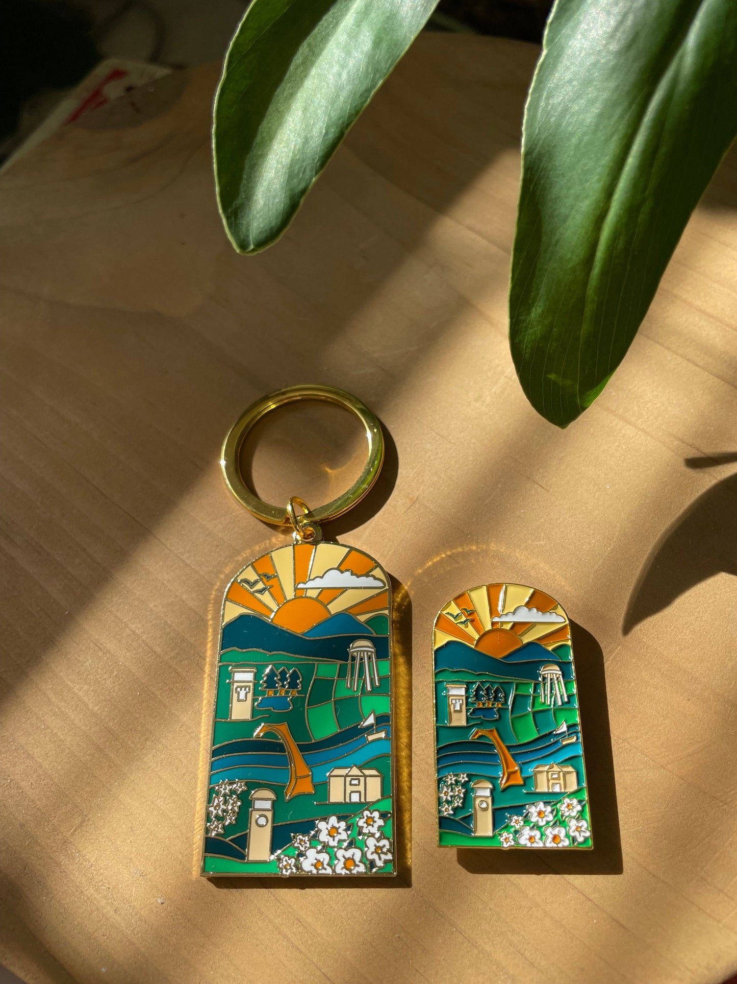 NY Bethel Keyring