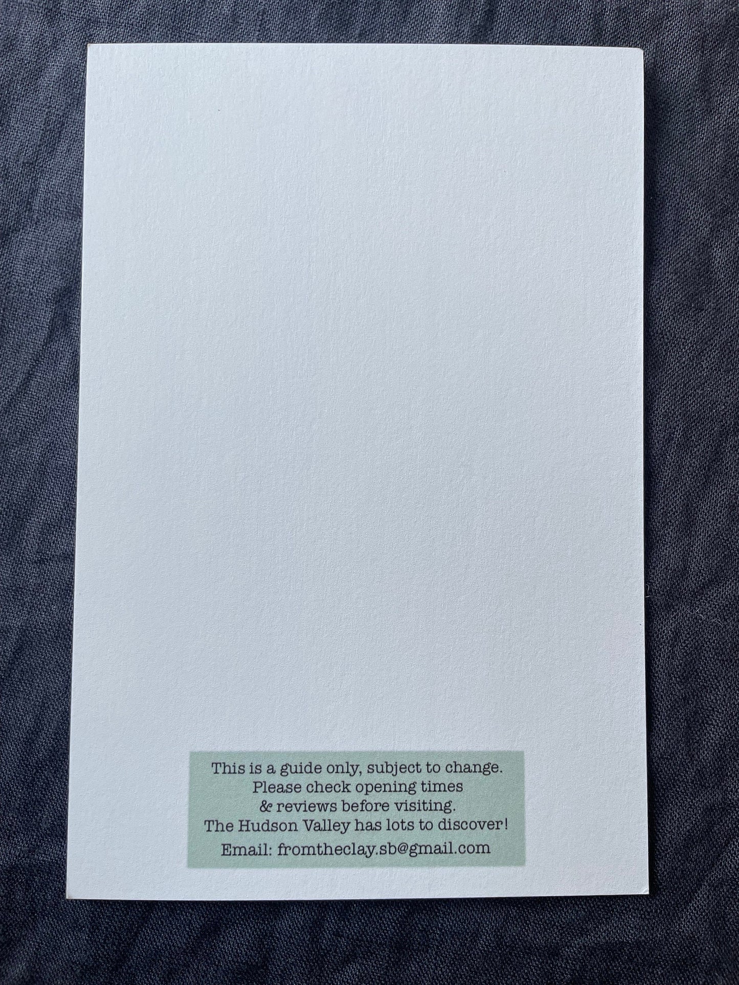 5 Pack NY Bethel Hudson Valley Map Postcards