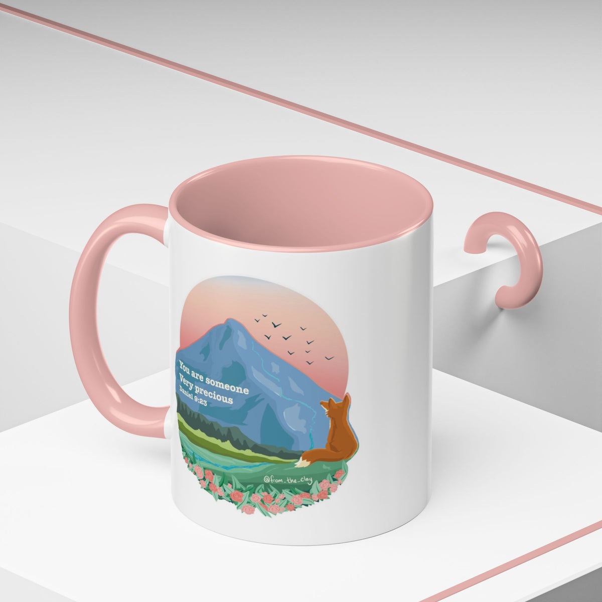 Pink mu You Are Someone Very Precious mug | Accent Coffee Mug
