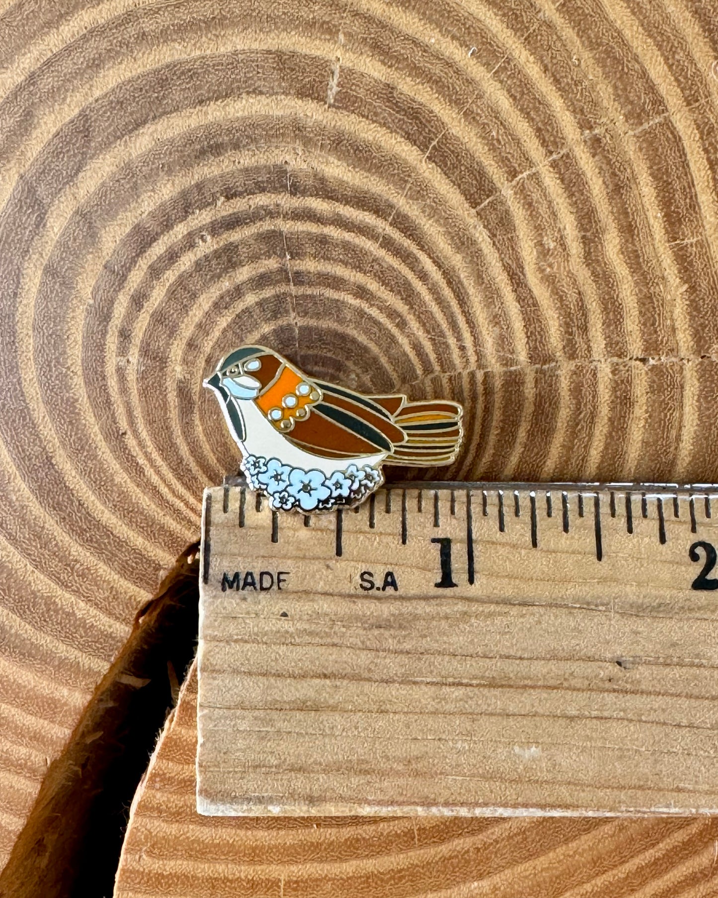 Worth more than many Sparrows Enamel Pin
