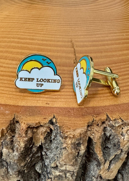 Keep Looking Up Cufflinks