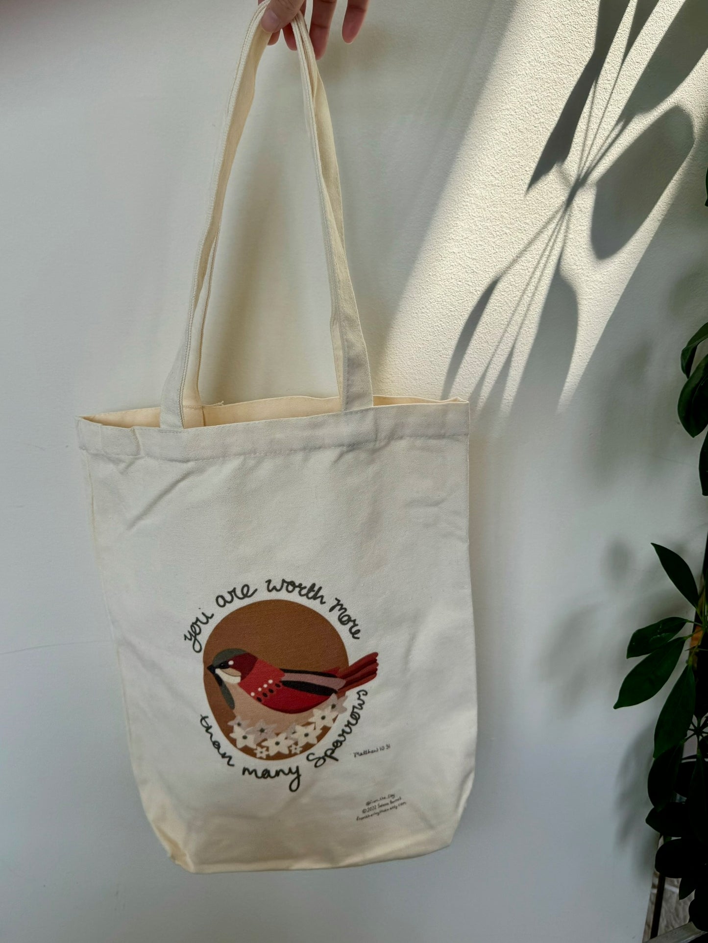 Worth More Than Many Sparrows Bag