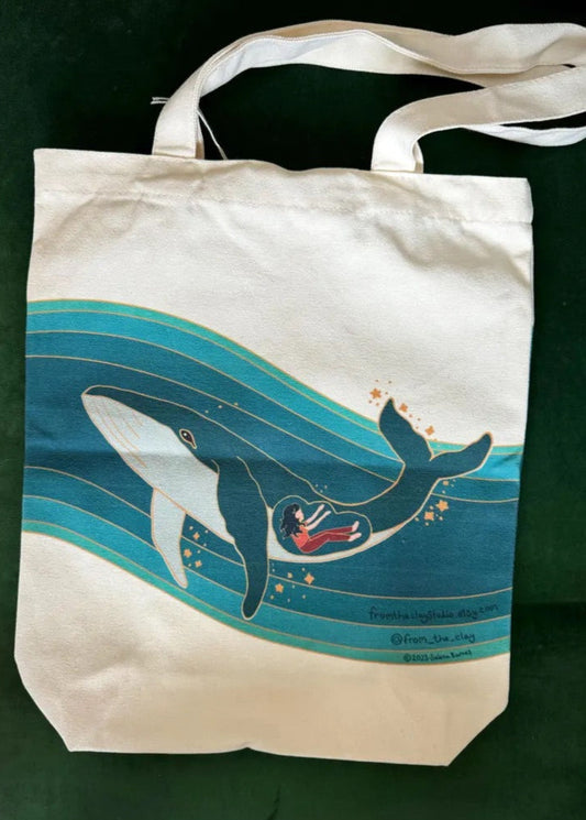 Endure Like Jonah Whale Bag