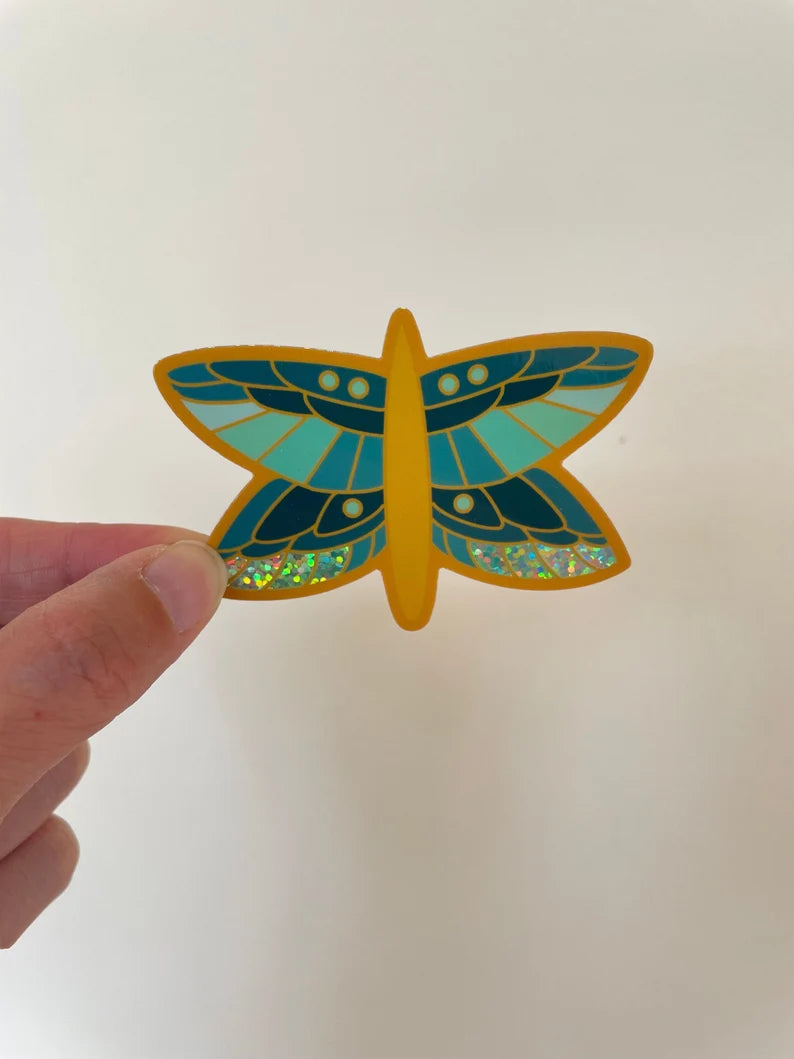 Grief Butterfly Sticker & Postcard