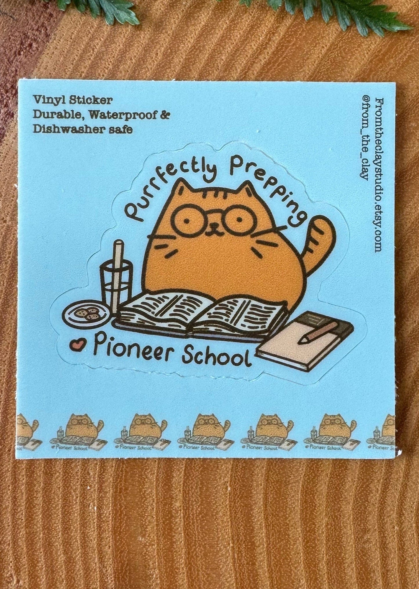 Pioneer Cat! Waterproof Vinyl Sticker- Pioneer School