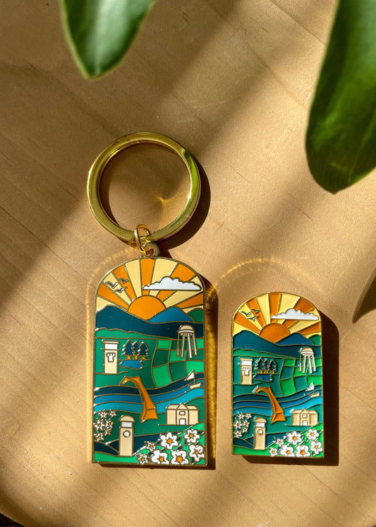 NY Bethel Keyring